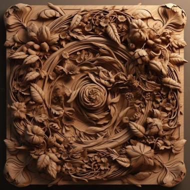 Patterns and decorations stl created 3 3d model
